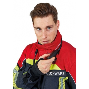 Ubranie bojowe FIRE FLEX – granatowo-czerwony NOMEX® NXT (CNBOP) + napisy